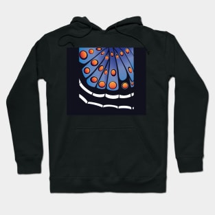 Butterfly Wing Collection -Spotted Blue Hoodie